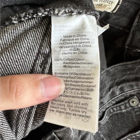 Madewell Perfect Vintage Knee Rip Jean in Roxstone Wash 27 - Picture 5 of 7